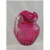Image 4 : Victorian Mary Gregory Cranberry Powder Jar