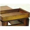 Image 4 : Pumpkin Pine Drop Leaf Table with Drawer 19th C.