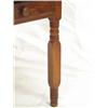Image 5 : Pumpkin Pine Drop Leaf Table with Drawer 19th C.