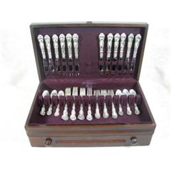 Gorham Sterling STASBOURG Flatware Set 48 Pc/Set 12