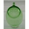 Image 3 : Green Hex Optic Pitcher 5" Honeycomb Pattern