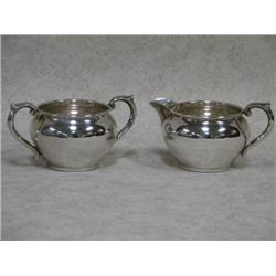 Newport Sterling Silver Creamer and Sugar