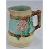 Image 1 : Majolica Creamer Pitcher Raspberries Barrel 
