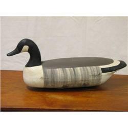 Folk Art Wooden Decoy, Canadian Goose