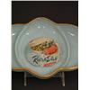 Image 4 : Fire King Turquoise 3-Part Relish 22K G