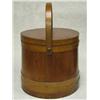 Image 2 : 19th C. NE Firkin Sugar Bucket Large Natural Finish