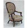 Image 1 : Victorian Needlepoint Rococo Revival Parlour Chair