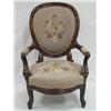 Image 2 : Victorian Needlepoint Rococo Revival Parlour Chair