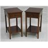 Image 1 : Mahogany Inlaid Side Tables (2)