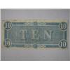 Image 2 : 1864 Authentic $10 Confederate Note Bill Money