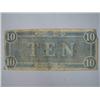 Image 2 : 1864 Authentic $10 Confederate Note Bill Money
