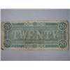 Image 2 : 1864 Authentic $20 Confederate Note Bill Money