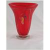 Image 2 : Red Art Glass Vase 