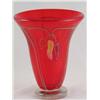 Image 3 : Red Art Glass Vase 