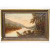 Image 1 : 19th C Hudson River School NY, Unattributed Oil Canvas