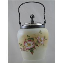 Van Bergh Biscuit Barrel/ Cracker Jar Wavecrest/Nivara