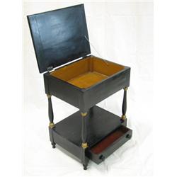 1800s New England Wash Stand, Flip-Top