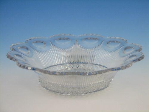 EAPG Manhattan Pattern Bowl, US Glass Co.