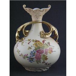 Late 19th C. Germany Royal Rudolstadt Porcelain Urn