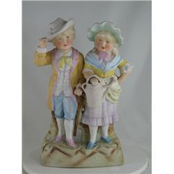 German Porcelain Bisque, Victorian Couple