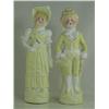 Image 1 : German Porcelain Bisque, Victorian Couple Yellow