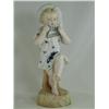 Image 1 : German Porcelain Bisque, Victorian Girl Flow Blue