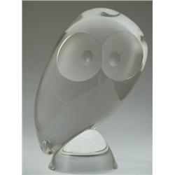 Steuben Glass Owl 8065D, Donald Pollard