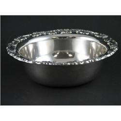 Sterling Bowl, Grape Motif 