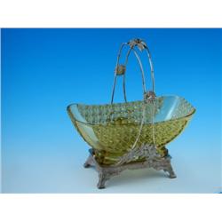 Victorian Middletown Silver Co. Bride's Basket EAPG