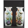 Image 2 : Pair Hand-blown Vases Mirrored-Image, Bristol