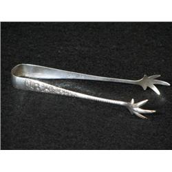 Ca. 1880 Gorham Sterling DELHI Sugar Tongs