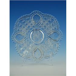 EAPG Floral Oval Pattern, Plate 10in. 