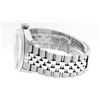 Image 7 : Rolex Mens Stainless Steel 36mm Black Diamond Dial Datejust Wristwatch