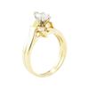 Image 4 : 0.57 ctw Diamond Wedding Ring Soldered To Band - 14KT Yellow Gold