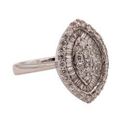 1.30 ctw Diamond Ring - 14KT White Gold