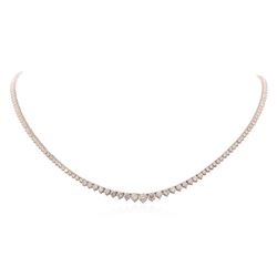 18KT White Gold 9.20 ctw Diamond Necklace