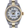 Image 2 : Rolex Ladies 2 Tone 14K Yellow Gold & Stainless Steel White Roman 26MM Datejust