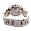 Image 4 : Cartier Men's Pasha Wristwatch with Custom Diamonds - Stainless Steel
