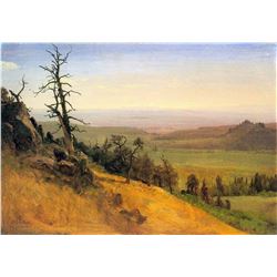 Wasatch Mountains Nebraska by Albert Bierstadt