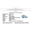 Image 2 : 3.13 ct.Natural Pear Cut Aquamarine
