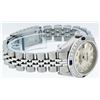 Image 3 : Rolex Ladies Stainless Steel Yellow MOP Diamond & Sapphire Datejust Wristwatch