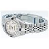 Image 4 : Rolex Ladies Stainless Steel Yellow MOP Diamond & Sapphire Datejust Wristwatch
