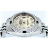 Image 6 : Rolex Ladies Stainless Steel Yellow MOP Diamond & Sapphire Datejust Wristwatch