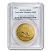 Image 1 : 2004 1 oz Gold Lunar Year of the Monkey MS-69 PCGS (Series I)