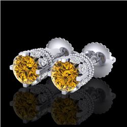 36.25 ctw Aquamarine & Diamond Eternity Necklace 14K White Gold