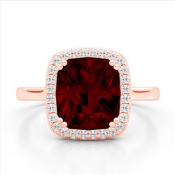 0.33 ctw VS/SI Diamond Band Love Me Art Deco Ring 14K Rose Gold