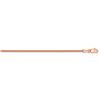 Image 1 : 14k Rose Gold 1.65 mm Solid Polished Spiga Chain - 30 in.