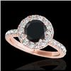 Image 1 : 1.07 ctw H-SI/I Diamond Necklace 10K Rose Gold