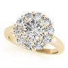 Image 2 : 5.02 ctw Tourmaline & Diamond Ring 14K Yellow Gold