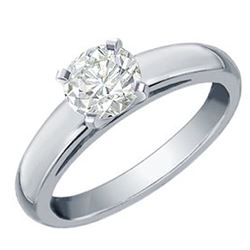 2.50 ctw Aquamarine & Diamond Ring 10K White Gold